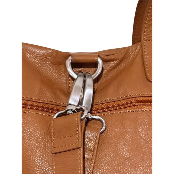 Genicci Leather Backpack Tablet Compartment Adjustable Convertible 100% Leather - Picture 7 of 16